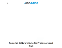 Tablet Screenshot of iso-office.com